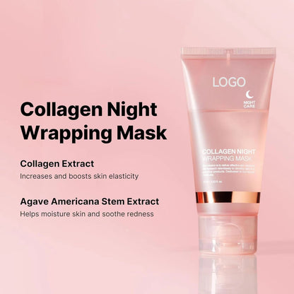 Collagen Night Wrapping Peel-Off Mask | Deep Cleansing & Moisturizing Sleeping Skincare