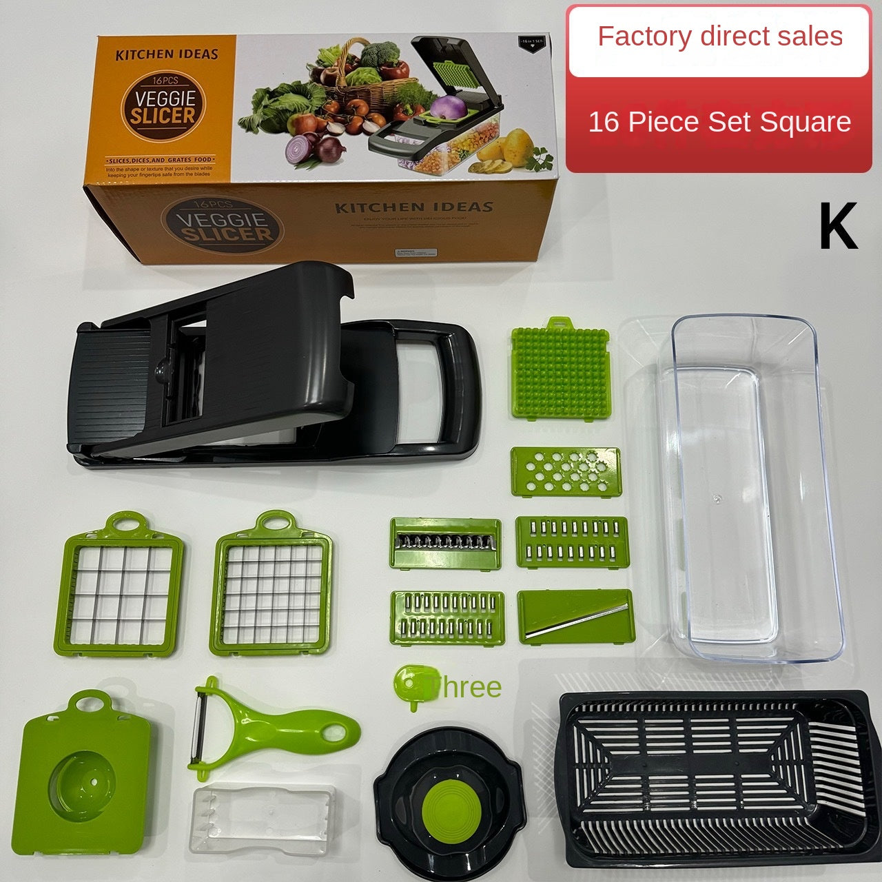 Professional Onion Chopper & Vegetable Cutter - Heavy Duty Kitchen Dicer for Salad & Meal Prep