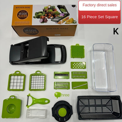 Professional Onion Chopper & Vegetable Cutter - Heavy Duty Kitchen Dicer for Salad & Meal Prep