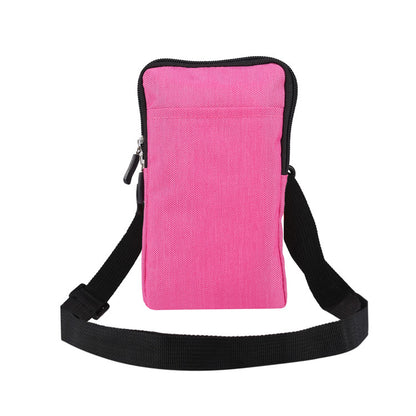 Multifunctional Portable Mini Phone Bag - Lightweight Fabric Waist Pouch & Crossbody for Outdoor Activities