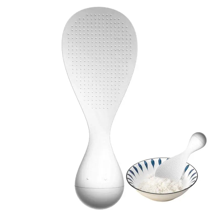 Standing Non-Stick Rice Spoon - Creative Tumbler Design Heat-Resistant Rice Scoop