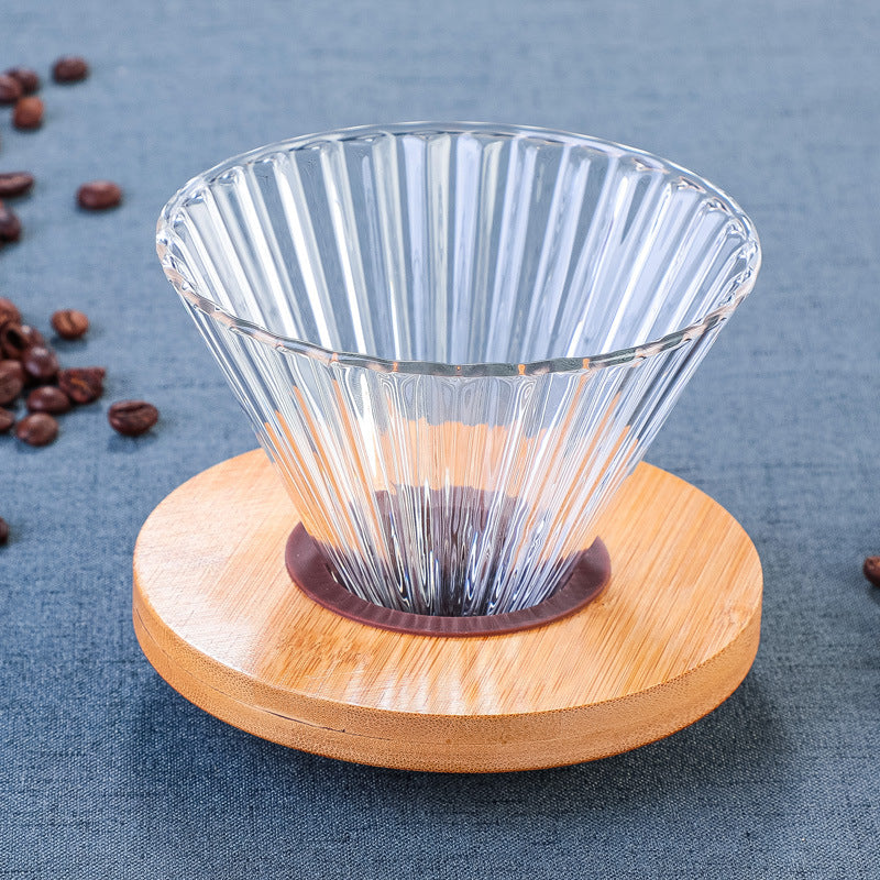 Handmade Japanese Glass Pour Over Coffee Pot Set