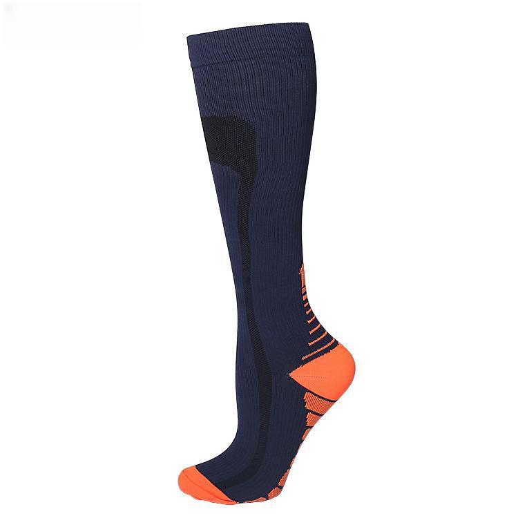 Professional Women's Long Compression Socks - High Elastic Sports Pressure Socks