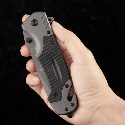 Premium Tactical Stainless Steel Folding Knife – High Hardness Outdoor EDC