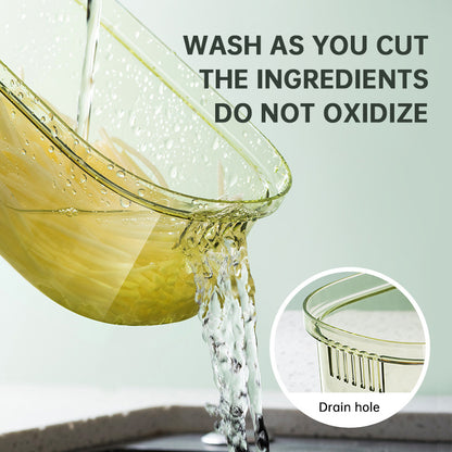 Multifunctional Vegetable Cutter with Drain Basket