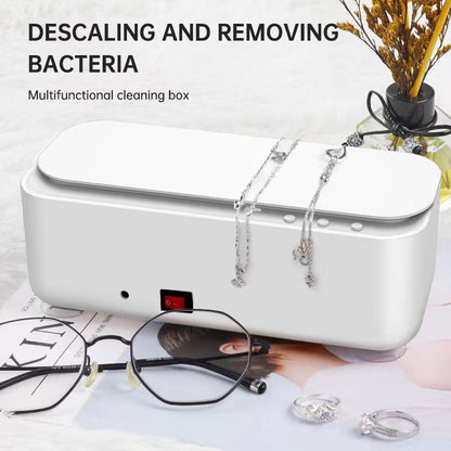 Portable Ultrasonic Jewelry & Eyeglass Cleaner – 45000Hz High-Frequency Sonic Cleaning Machine
