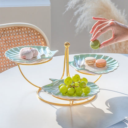 Luxury Pearl Shell Dessert Table Display Rack