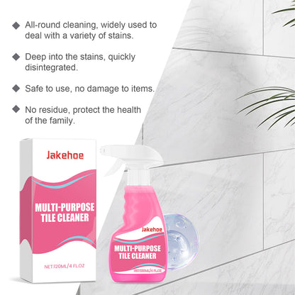 Premium Multi-Purpose Tile Cleaner Spray - Instant Floor Brightening & Oil Removal (120ml)