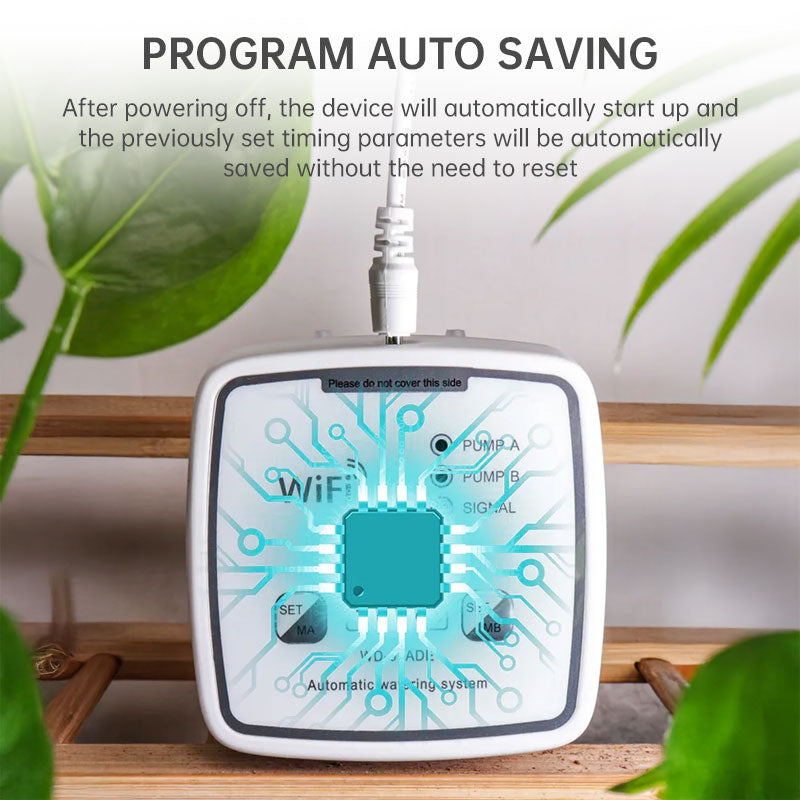 Automatic WiFi Smart Irrigation System with Dual Pump & App Control