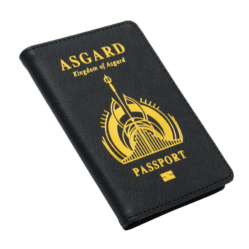 Marvel/DC Hero Inspired Passport Holder & Ticket Wallet (Red) - Travel Document Organizer