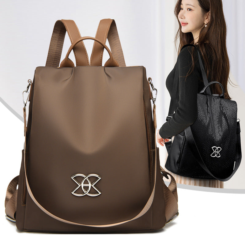 Luxury Travel Backpack for Women - Elegant Fashion Shoulder Bag & Anti-Theft Rucksack