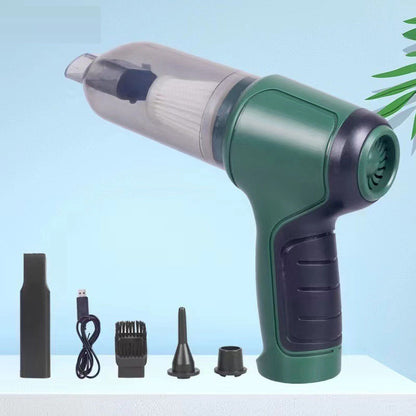 2-in-1 Wireless High-Power Car Vacuum Cleaner & Blower – Portable Handheld Suction for Home & Auto