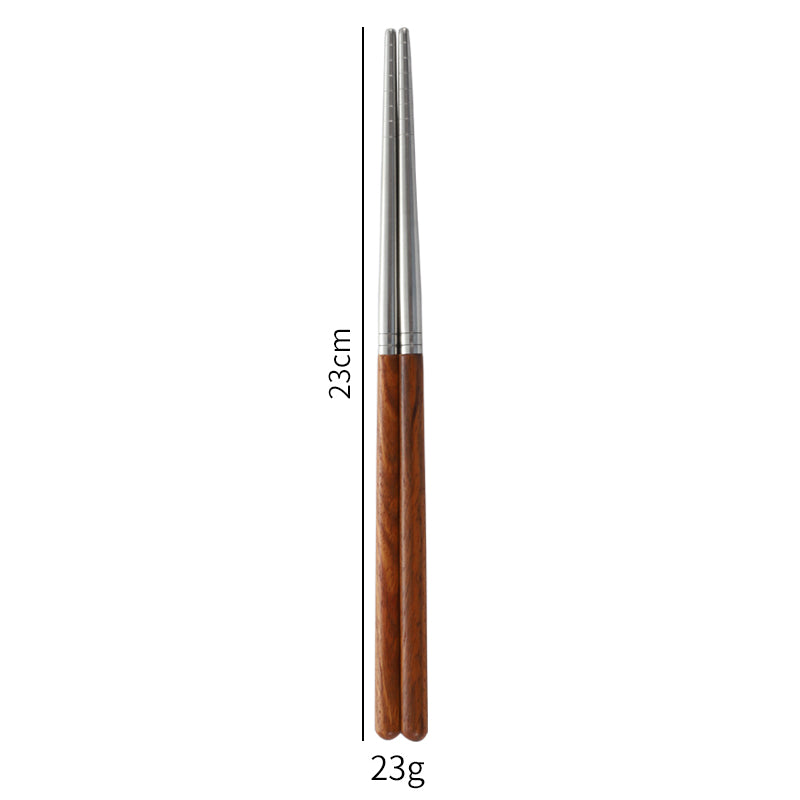 304 Stainless Steel Western Cutlery Set with Japanese Rosewood Handle