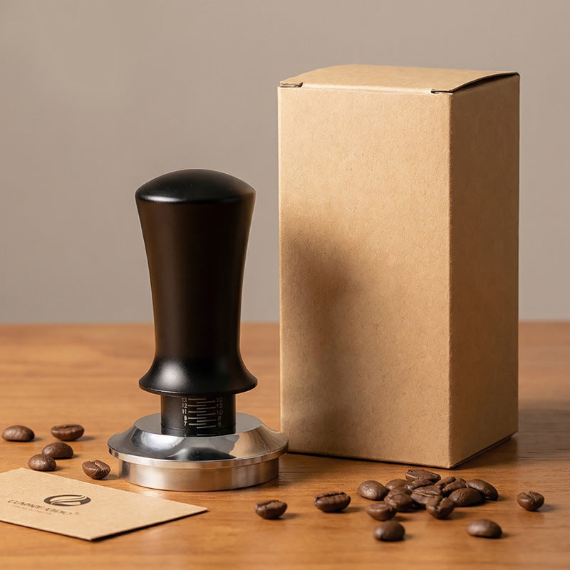 Premium 304 Stainless Steel Adjustable Coffee Tamper with Scale