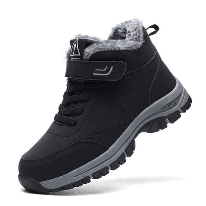 Premium Winter Snow Boots – Waterproof Anti-Slip Cotton Shoes with Warm Fleece Lining
