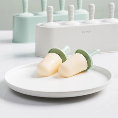 Durable DIY Ice Cream Mold with Stick Holders - Dishwasher Safe