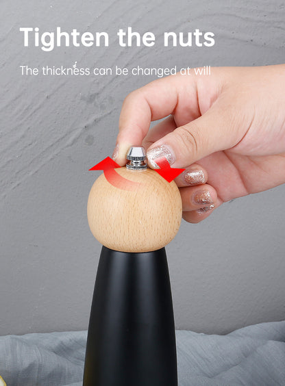 Premium Wooden Pepper Grinder Mill - Adjustable Coarseness Salt Mill