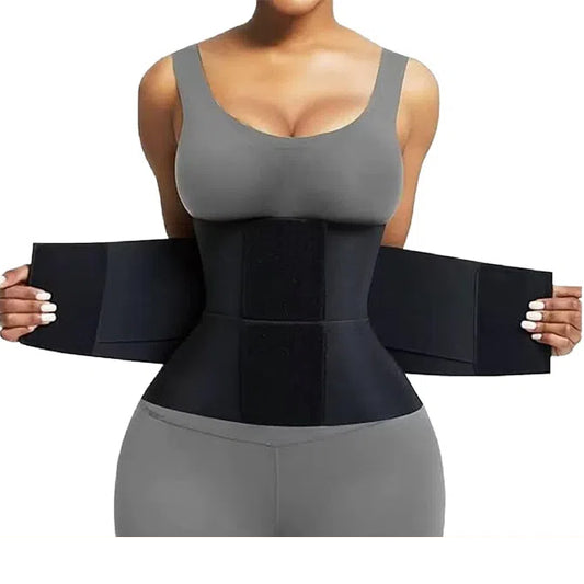 Adjustable Sports Abdominal Belt Waist Trainer | Sweat Band for Body Shaping & Weight Loss