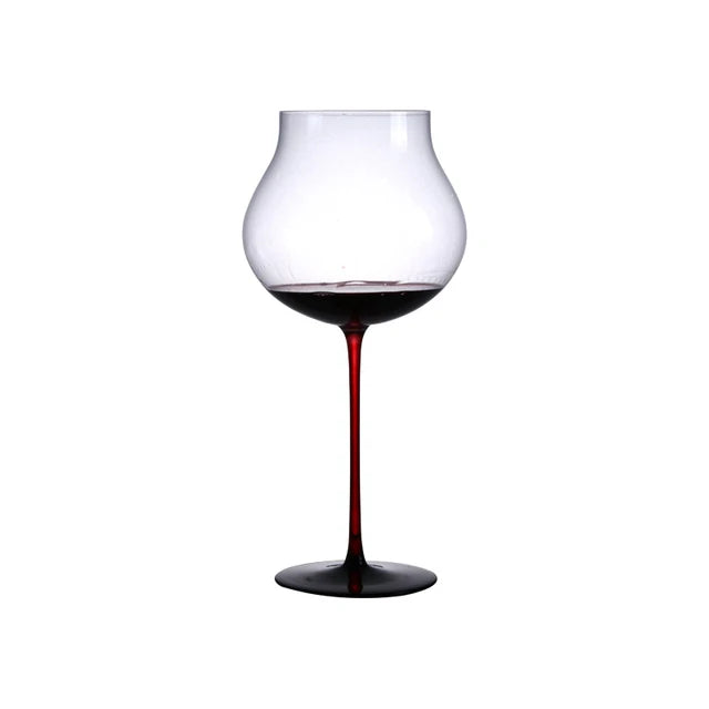 Elegant Creative Black Bow Tie Crystal Wine Glass | High-End Burgundy & Champagne Goblet