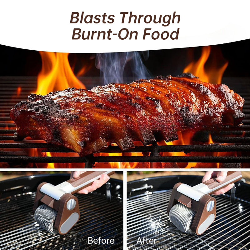 Ultimate Electric Rechargeable Grill Brush – Heavy Duty Stainless Steel BBQ Cleaner