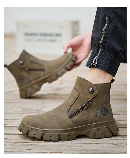 Welders' Labor Protection Anti Smashing and Anti Piercing Safety Shoes