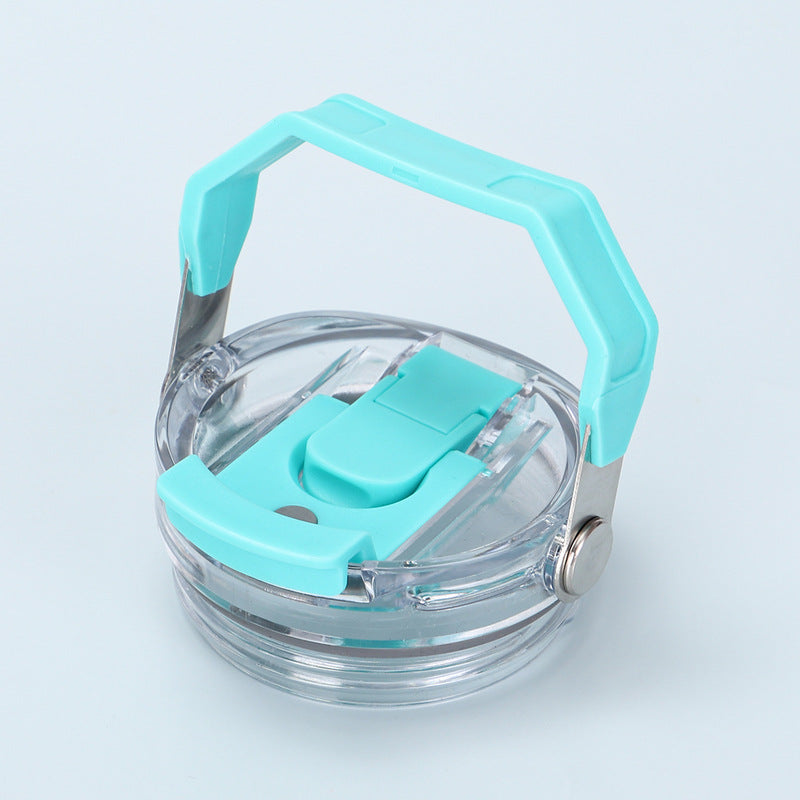 Reusable Leak-Proof Replacement Lid with Straw Hole for 30oz Stanley Tumbler - BPA-Free & Dishwasher Safe