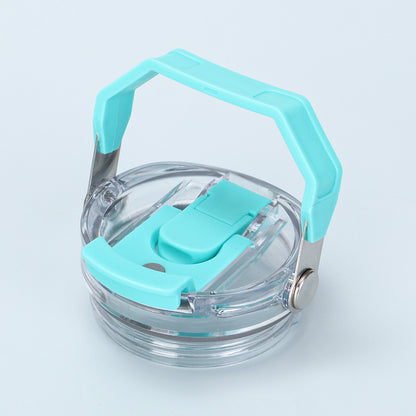 Reusable Leak-Proof Replacement Lid with Straw Hole for 30oz Stanley Tumbler - BPA-Free & Dishwasher Safe