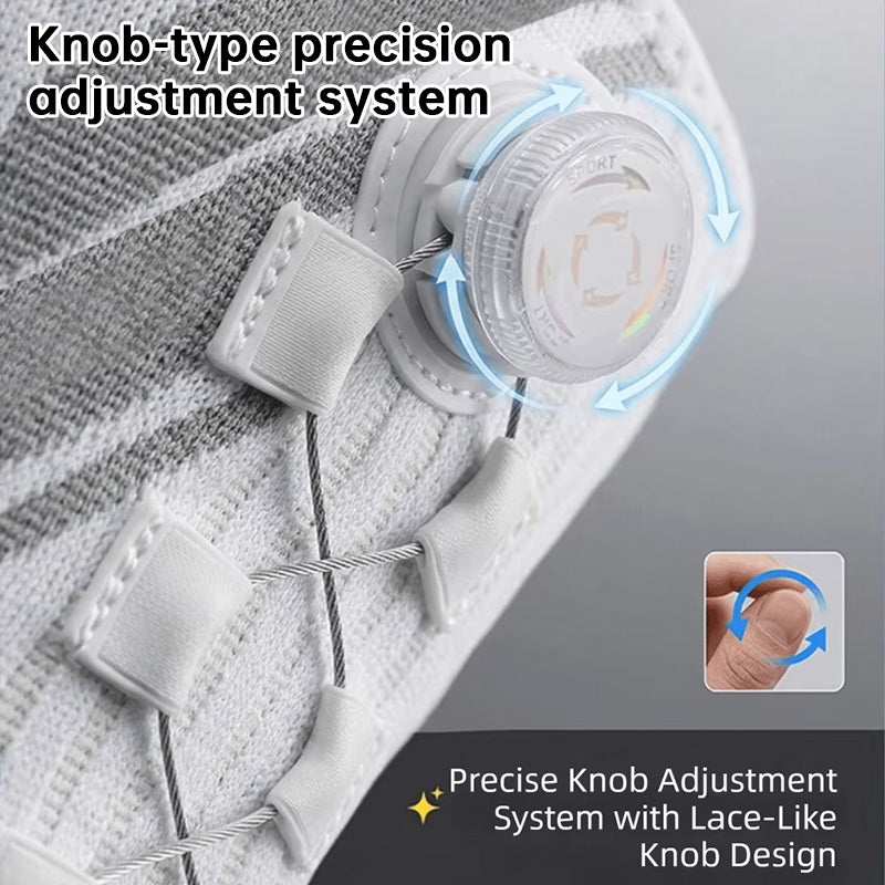 Adjustable Knob Sports Knee Brace | Non-Slip Compression Knee Pads