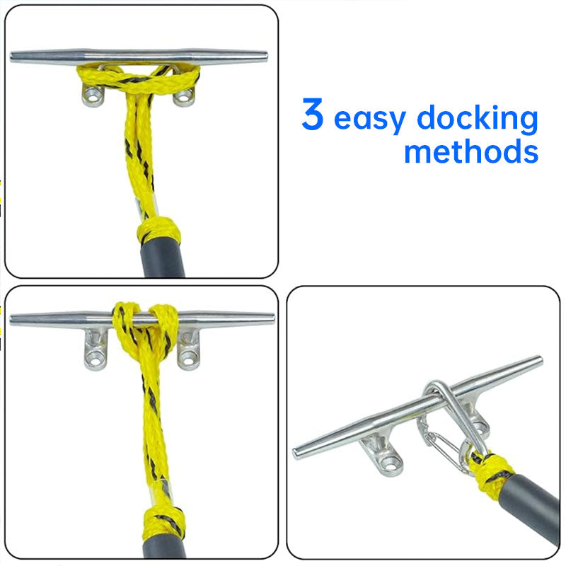 Heavy-Duty Bungee Dock Lines for Jet Ski, Kayak & Boat Mooring