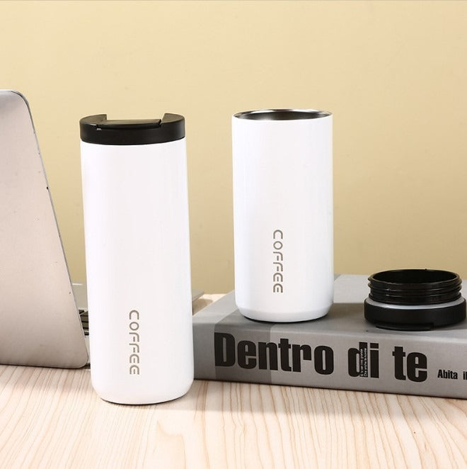 Double Vacuum Vehicle-Mounted Direct Drinking Thermal Cup