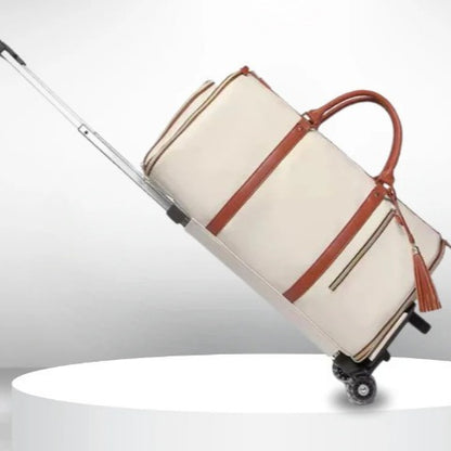 Multifunctional Foldable Garment Travel Bag with Wheels - Luxury Business Trolley