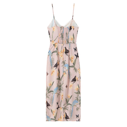 Sexy One-Shoulder Cut-Out Maxi Dress – Chic Sleeveless Ribbon Tie Bodycon Party Dress