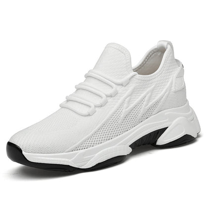 Summer 10CM Height Increasing Men's Shoes (Breathable Fly Woven Mesh)