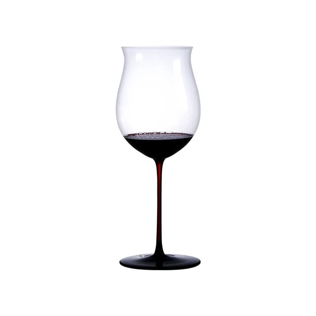 Elegant Creative Black Bow Tie Crystal Wine Glass | High-End Burgundy & Champagne Goblet
