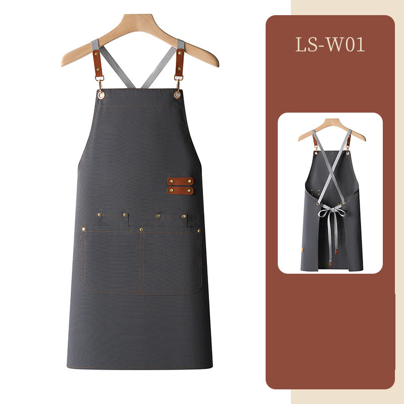 Stylish Professional Chef Apron for Kitchen & Catering | Stain-Resistant Waterproof Workwear