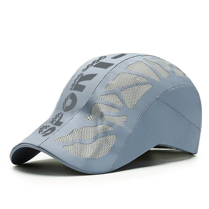 Men's Breathable Mesh Quick-Dry Baseball Cap | Summer Outdoor Sun Protection Forward Cap