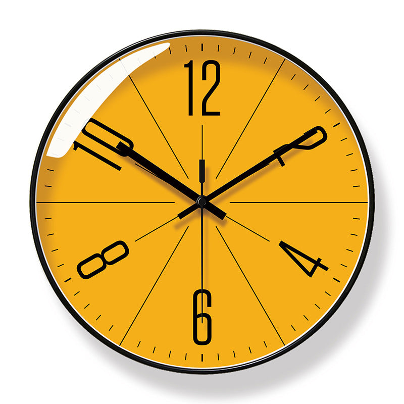 Modern Silent Wall Clock – Elegant Golden Ginkgo Leaf Design for Luxury Home Decor