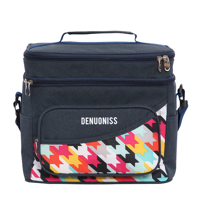 Insulated Lunch Cooler Bag - Large Capacity Thermal Meal Bag for Work, Picnic & Travel