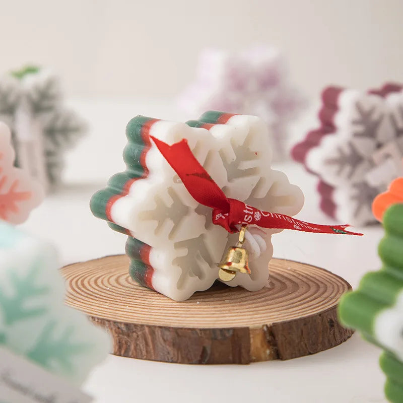 Handmade Snowflake Scented Candle – Creative Aromatherapy Candle for Home Decor & Romantic Gifting