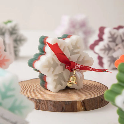 Handmade Snowflake Scented Candle – Creative Aromatherapy Candle for Home Decor & Romantic Gifting