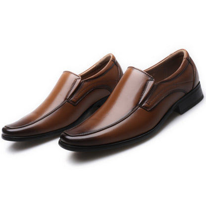 Premium Color Polishing Slip-On Leather Shoes for Men