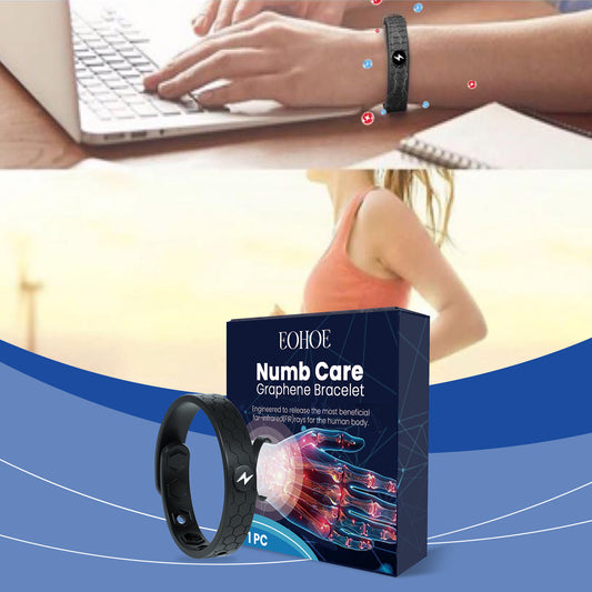 Stylish Graphene Wristband for Hand Circulation & Everyday Wellness
