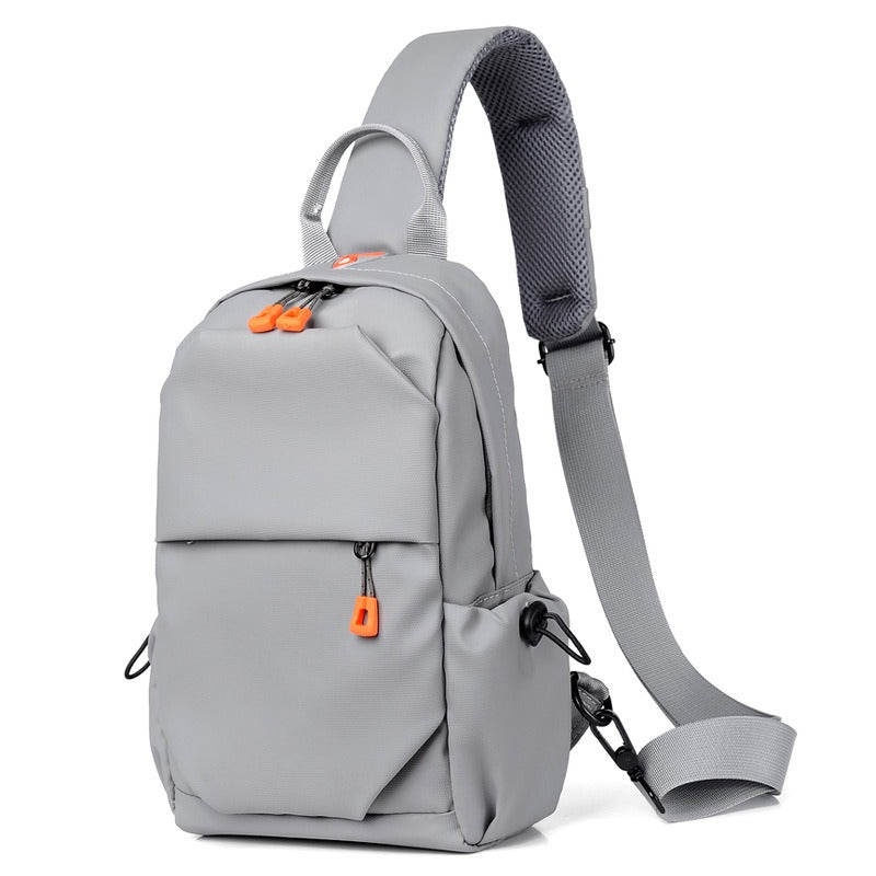 Fashionable Multi-functional Crossbody Shoulder Sling Bag - Gray