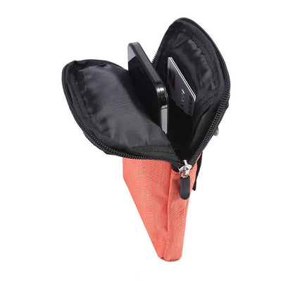 Multifunctional Portable Mini Phone Bag - Lightweight Fabric Waist Pouch & Crossbody for Outdoor Activities