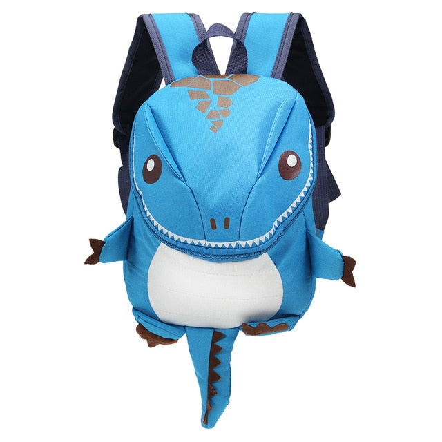 3D Dinosaur Backpack for Kids - Waterproof Kindergarten & Small School Bag