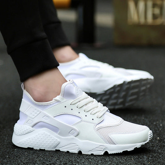 Ultra-Lightweight Vibrant Red Running Shoes – Breathable Mesh Sports Sneakers for Men & Women