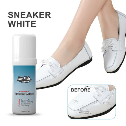 Jue-Fish White Sneaker Cleaner Spray and Whitening Agent for Yellow Edges