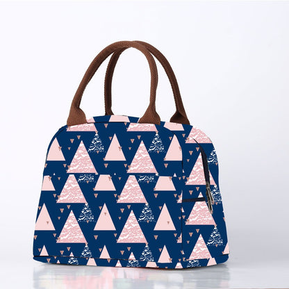 Printed Thermal Lunch Bag - Insulated Aluminum Foil Bento Tote