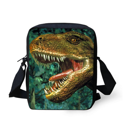 3D Dinosaur Print School Backpack for Boys - Orthopedic Kids Satchel & Schoolbag