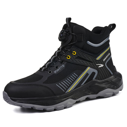 Heavy Duty Steel Toe Safety Boots – Anti-Smashing & Anti-Piercing Construction Work Shoes for Men